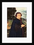 Portrait of a donor kneeling by a river by Joos van Cleve