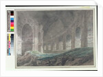 Interior of the Lower Ambulatory of the Colosseum, Rome, 1778 by John Robert Cozens