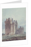 Glamis Castle by Thomas Girtin