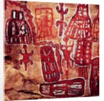 Prehistoric rock painting by Prehistoric Prehistoric