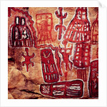 Prehistoric rock painting by Prehistoric Prehistoric