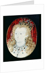 Miniature of Queen Elizabeth I by Nicholas Hilliard