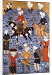 Return from the raid, Shiraz, c.1600 by Persian School