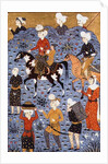 Return from the raid, Shiraz, c.1600 by Persian School