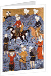 Return from the raid, Shiraz, c.1600 by Persian School