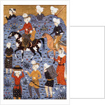 Return from the raid, Shiraz, c.1600 by Persian School