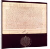 Letters of Patent granted to the Worshipful Company of Drapers, 1438-9 by English School