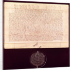 Letters of Patent granted to the Worshipful Company of Drapers, 1438-9 by English School
