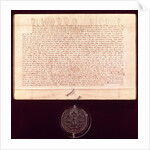 Letters of Patent granted to the Worshipful Company of Drapers, 1438-9 by English School