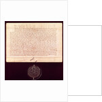 Letters of Patent granted to the Worshipful Company of Drapers, 1438-9 by English School