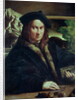 Portrait of a gentleman wearing a beret by Parmigianino