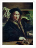 Portrait of a gentleman wearing a beret by Parmigianino