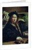 Portrait of a gentleman wearing a beret by Parmigianino