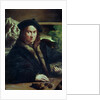 Portrait of a gentleman wearing a beret by Parmigianino