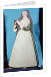 Dummy board figure of a woman, c.1620 by English School