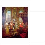 Henry VIII introducing Anne Boleyn at court by William Hogarth (after)