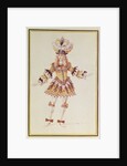 Costume design for male dancer, c.1660 by Henry Gissey