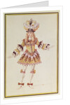 Costume design for male dancer, c.1660 by Henry Gissey