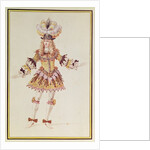 Costume design for male dancer, c.1660 by Henry Gissey