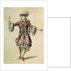 Costume design for a male dancer, c.1681 by Jean Derain