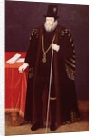 Portrait of William Cecil, 1st Baron Burghley Lord High Treasurer by English School