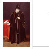 Portrait of William Cecil, 1st Baron Burghley Lord High Treasurer by English School