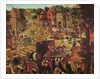 Kermesse with Theatre and Procession by Pieter the Younger Brueghel
