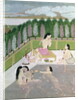 Girls Bathing, Pahari Style, Kangra School, Himachel Pradesh, 18th century by Indian School