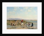 Arabs at an Oasis by Georges Washington