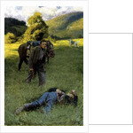 A Lonely Duel in the Middle of a Great Sunny Field by Howard Pyle (after)
