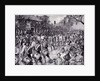 The Continental Army Marching Down the Old Bowery, New York, 25th November 1783 by Howard (after) Pyle
