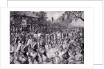 The Continental Army Marching Down the Old Bowery, New York, 25th November 1783 by Howard (after) Pyle