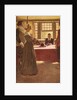 Mary Dyer Brought Before Governor Endicott by Howard (after) Pyle