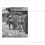 Endicott Cutting the Cross out of the English Flag by Howard Pyle