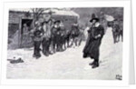 The Puritan Governor Interrupting the Christmas Sports by Howard Pyle