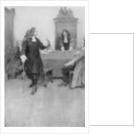 An Interview between Sir Edmund Andros and James Blair illustration from 'Colonies and Nation' by Woodrow Wilson, pub. in Harper's Magazine, 1901 by Howard Pyle