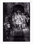 Quaker and King at Whitehall by Howard (after) Pyle