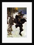 Once it Chased Doctor Wilkinson into the Very Town Itself by Howard Pyle