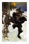 Once it Chased Doctor Wilkinson into the Very Town Itself by Howard Pyle