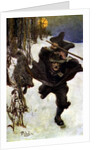 Once it Chased Doctor Wilkinson into the Very Town Itself by Howard Pyle