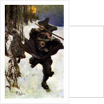 Once it Chased Doctor Wilkinson into the Very Town Itself by Howard Pyle