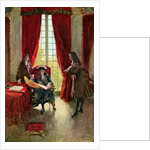 La Salle Petitions the King for Permission to Explore the Mississippi by Howard (after) Pyle