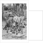 Finding the Body of One of their Companions, Scalped and Horribly Mangled, engraved by F.H. Wellington by Howard (after) Pyle