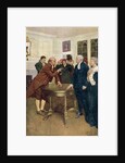 A Committee of Patriots Delivering an Ultimatum to a King's Councillor by Howard (after) Pyle