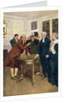 A Committee of Patriots Delivering an Ultimatum to a King's Councillor by Howard (after) Pyle