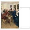 A Committee of Patriots Delivering an Ultimatum to a King's Councillor by Howard (after) Pyle