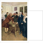 A Committee of Patriots Delivering an Ultimatum to a King's Councillor by Howard (after) Pyle