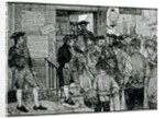 The Mob Attempting to Force a Stamp Officer to Resign, from Harper's Magazine, 1882 by Howard (after) Pyle
