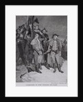 Surrender of Fort William and Mary by Howard Pyle
