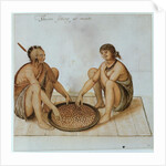 Indian Man and Woman Eating by John White